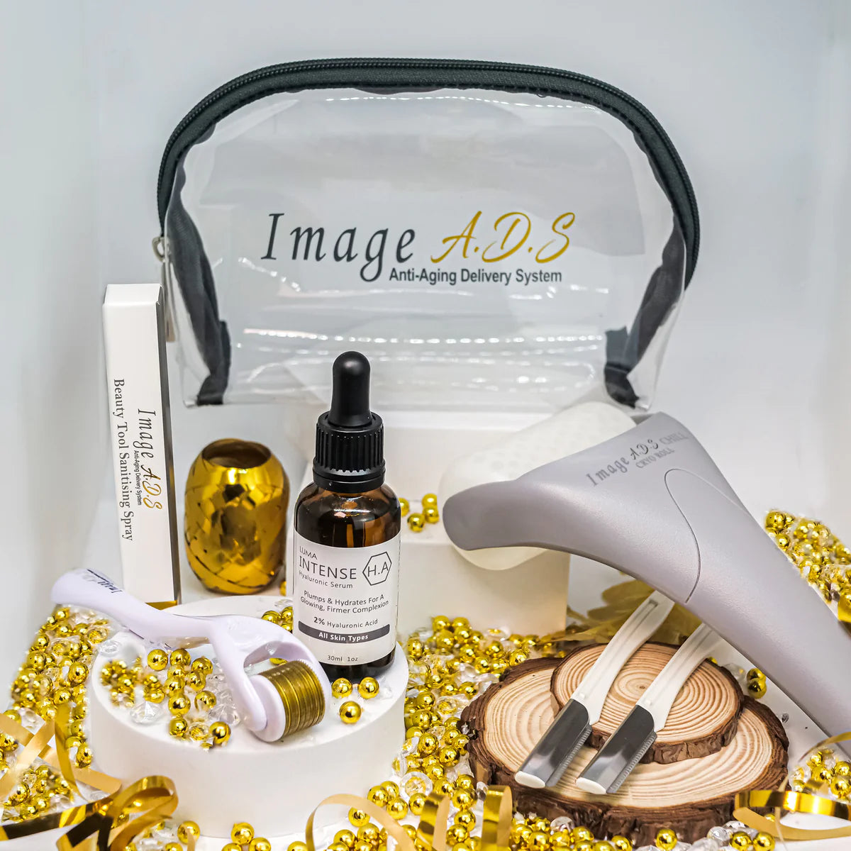 Glow All Out Christmas Skincare Set  | Image A.D.S